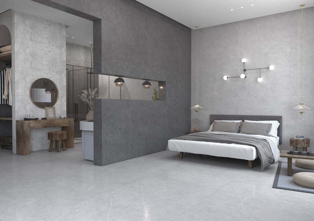 کانتور طوسی تیره مات 120*60 