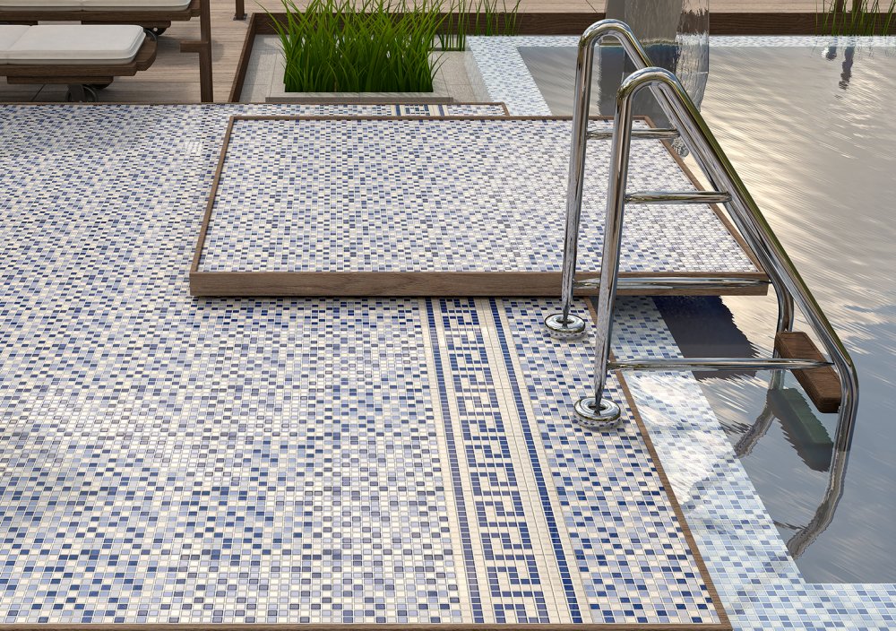 روبیکا آبی براق استخری 30*30